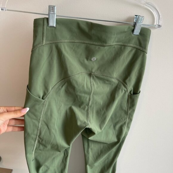 Lululemon Green High-Waisted Leggings - Picture 3 of 5